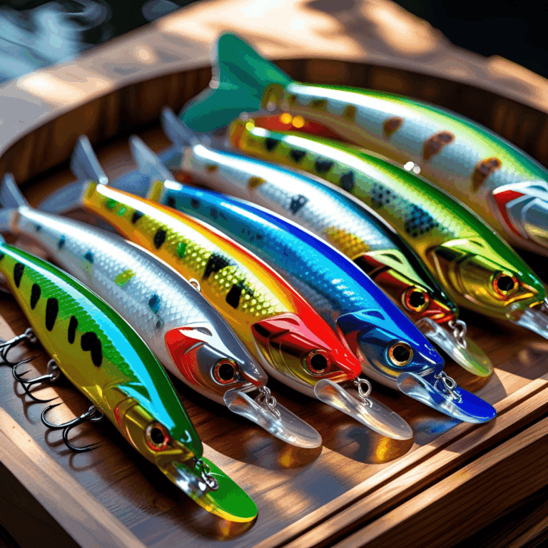 Señuelos minnow para pesca efectiva